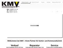 Tablet Screenshot of kmv-hro.de